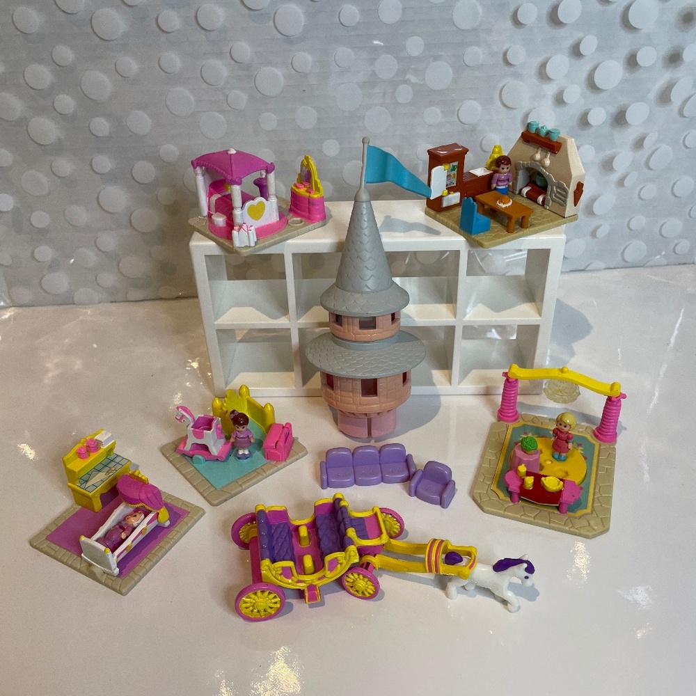 Vintage Galoob 1995 My Pretty Dollhouse 🏰Castle Playset
